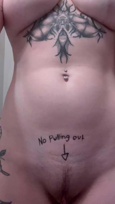 Daddy makes me write such beautiful things on myself 