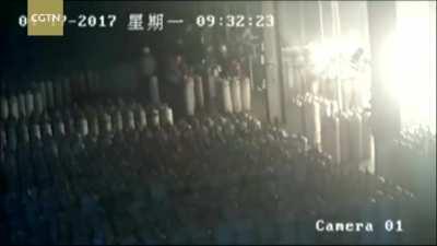 Chaos ensues as Fire erupts in acetylene Factory.No loss of human lives