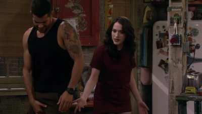 Beth Behrs Kicks a Guy in the Balls in 2 Broke Girls 4x2