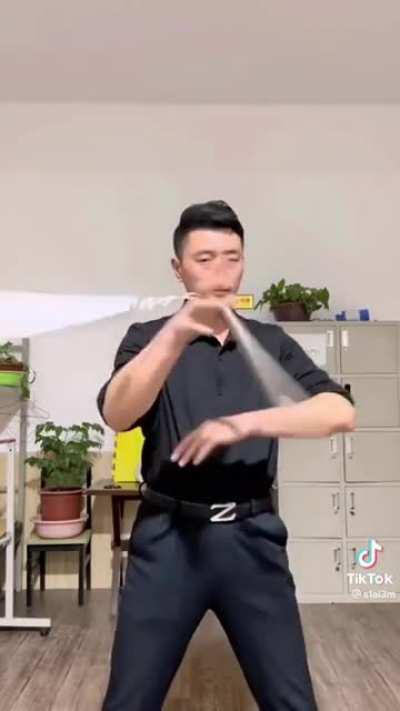 nunchuck skills of this guy