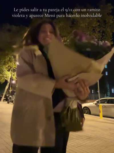 Se le pasó por la cabeza dejar tirada a la novia e ir a abrazarlo a Messi.