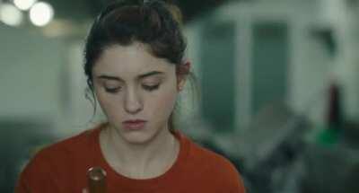 Natalia Dyer can't help but get turned on when watching a dick get sucked