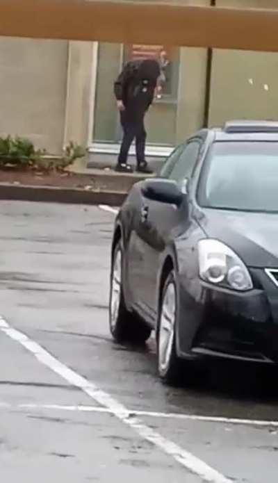 Front row view from Denny's