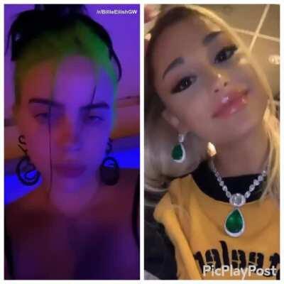 Battle of the lips: Billie Eilish vs Ariana Grande