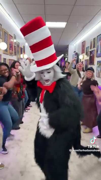 Janelle Monáe as Cat In The Hat Going Through The Spirit Tunnel