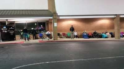 Anyone Card Camped before (GPU)? I arrived at 5am to this.