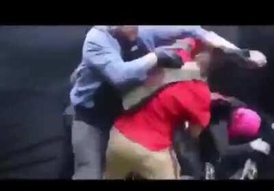 HMFT after i bring fists to a frying pan fight.