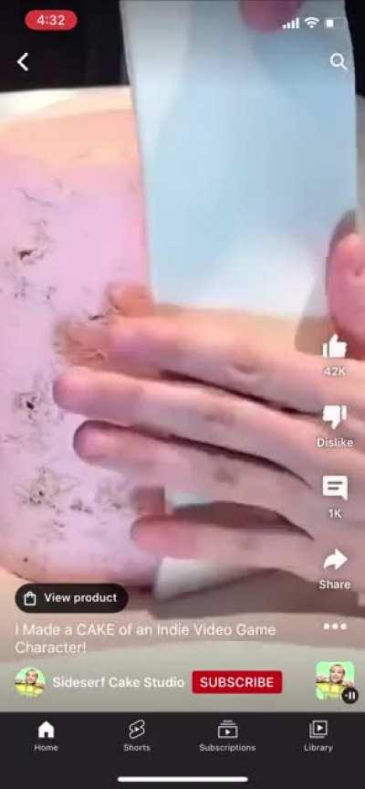 Saw this incredibly talented baker on YouTube!