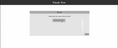 [December 2020 Prompt] Write your essay but your pencil can break