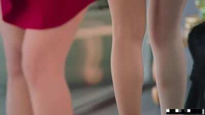 Making sure she is fuckable