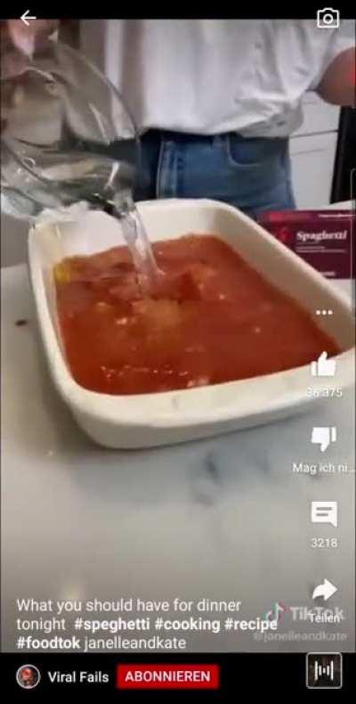 ... and if the food doesn't look disgusting in the end, just eat it with a pickle!