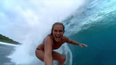 Pro surfer Felicity Palmateer