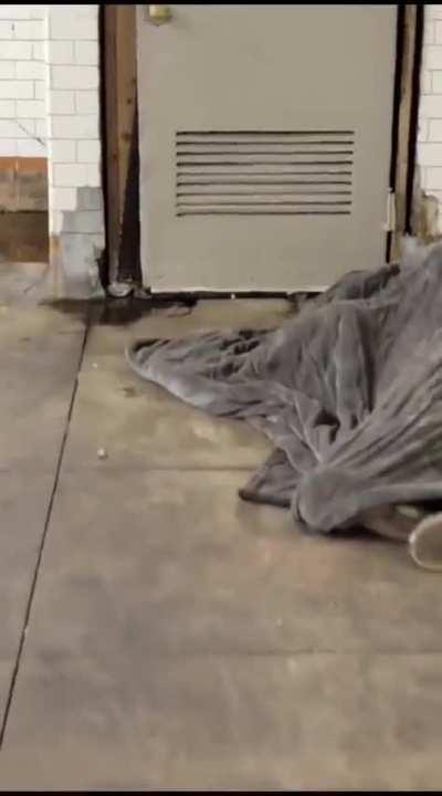 to help a homeless person