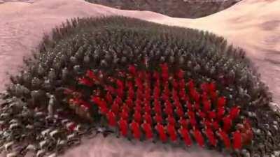 Spartans vs 8000 Zombies