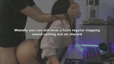 my gf's moans sound so real over discord when she's being a healslut for me... it's too bad she was lagging last night...