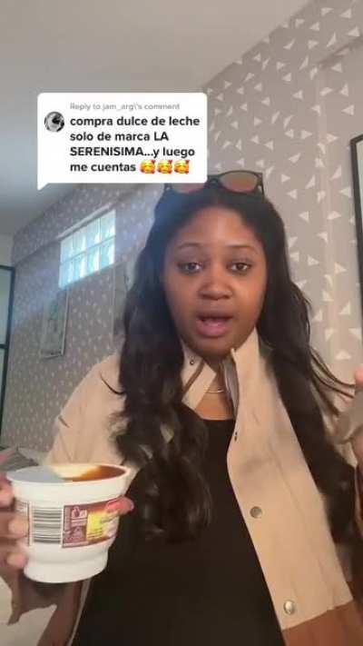 Una mujer estadounidense vino a la Argentina, probó el dulce de leche y se emocionó: 