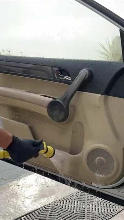 clean up the dirty car