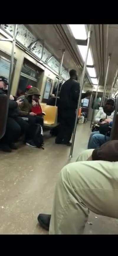 Guy spills his life story on the subway