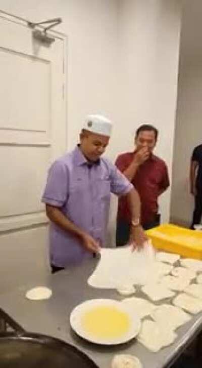 TIL the Johor Police Chief (aka nemesis to Gang Nicky) is damn skilled at making roti canais