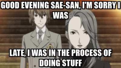 it is funny because joker is implying that akechi had sexual intercourse with him