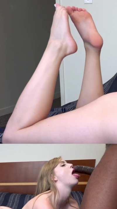 Dolly Leigh [ footjob & cum on feet ]