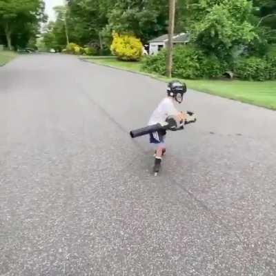 This kid's living in the future