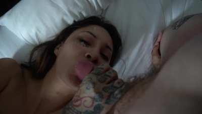 She loves getting thick loads on her face from me