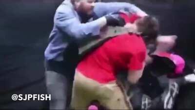 Frying pan in the face