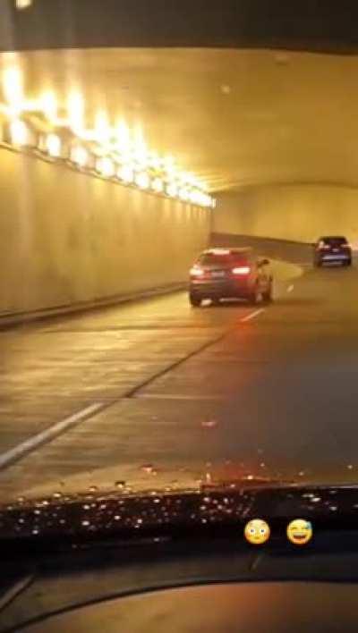 Potentially dangerous tunnel