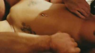 Squealing with pleasure