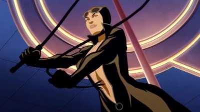 Catwoman making an earning while taking a break from crime...