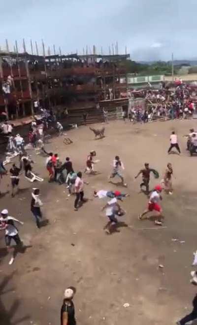 Aftermath of the Bullring Collapse in Colombia