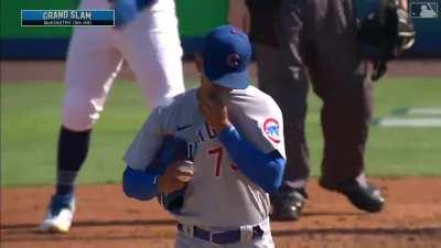 [Highlight] Zach McKinstry hits a grand slam in the 1st inning with no out to make it 4-0 to the Dodgers