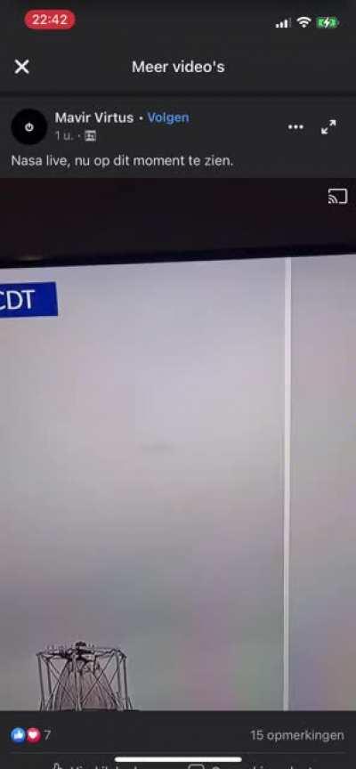 UFO spotted by Starship SN15 Flight Test at NASA (livestream)