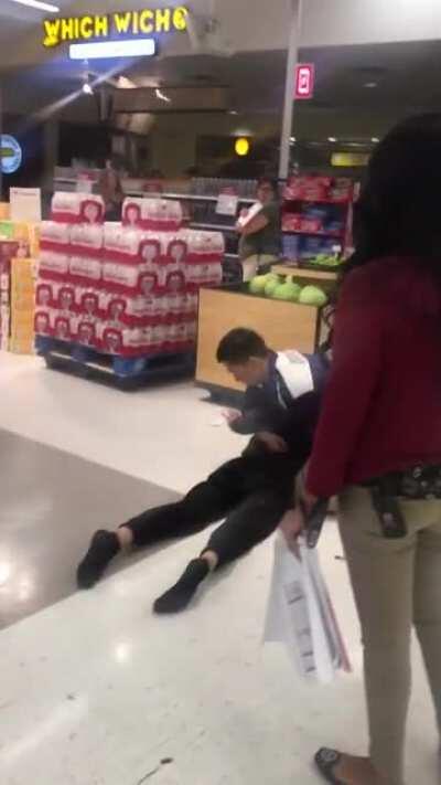Lady having a meltdown at Target