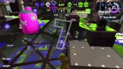 Seconds away from overtime. Enemy has 2 power clams. I took a gamble.