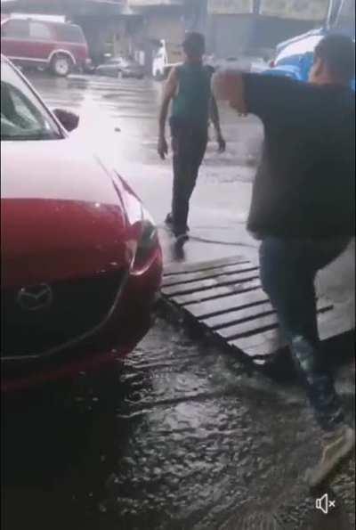 Wcgw trying to cross a stream using a wet table