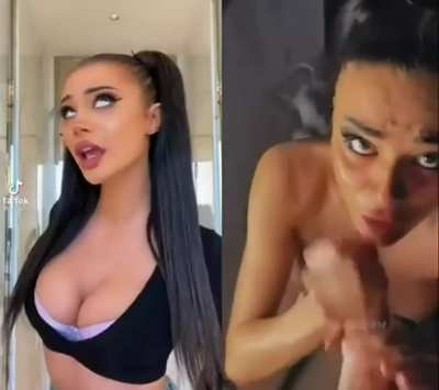 From tiktok to sucking a cock