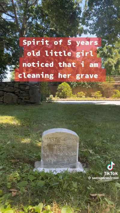 Using a dead girl's grave for content