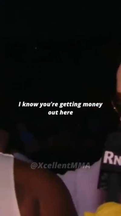 One of the funniest post-fight interviews 😂