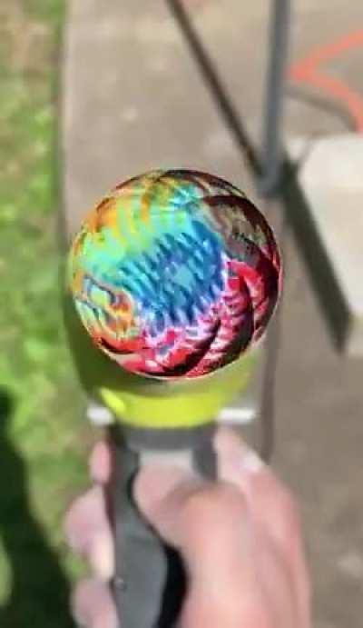 Glass art I made on a drill