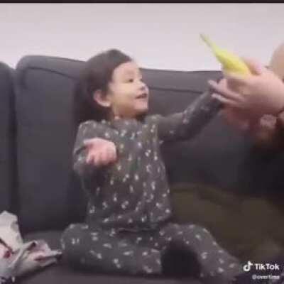 Lucky! I was at least 3.5 years old before I was allowed to have one....