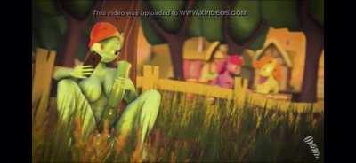 Futanari/shemale 3d my little pony jerking off