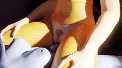 Tracer & Futa Widowmaker (StealthClobber) [Overwatch]