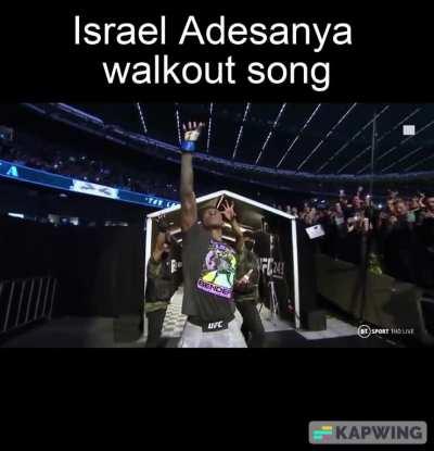Israel Adesanya walkout song