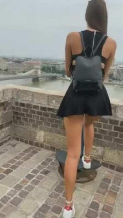 Baby walk without panties