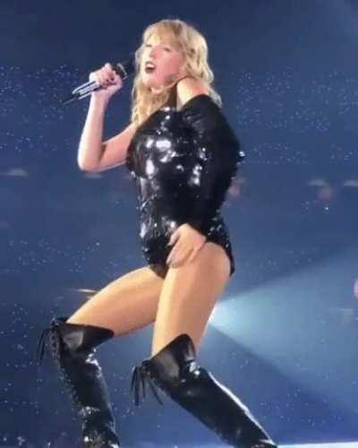 Rubbing herself all over