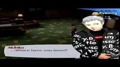 Akihiko got a drip 😳