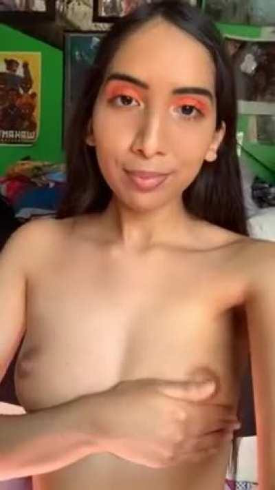 Would you suck a Mexican girl with dark nipples?