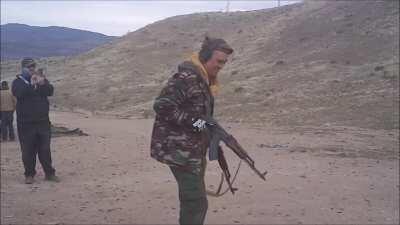 Mandatory Muj with full auto AKs and my buddy SpencerAK74M...